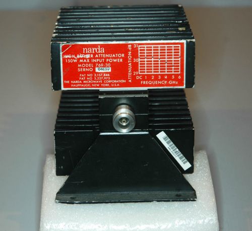 Attenuator. Narda 30dB 150 Watt, DC-6 GHz
