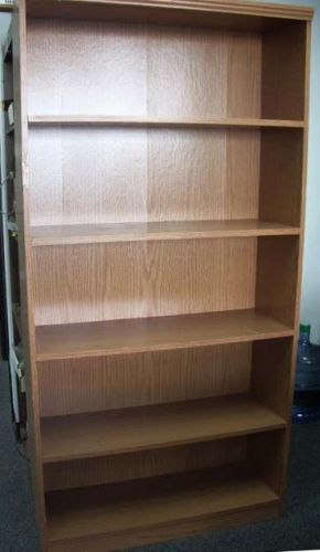 Home / Office Wood book Case 72&#034; tall x 36&#034; wide x 12&#034; deep - 5 shelves