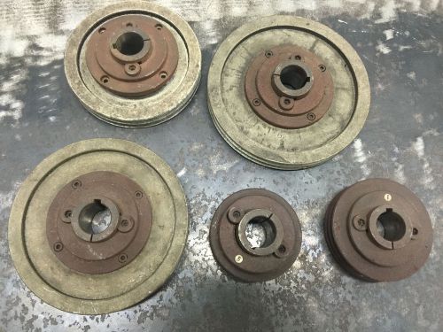 Hardinge dv-59 lathe pulleys  #1,3,4,5,6 (no reserve) for sale