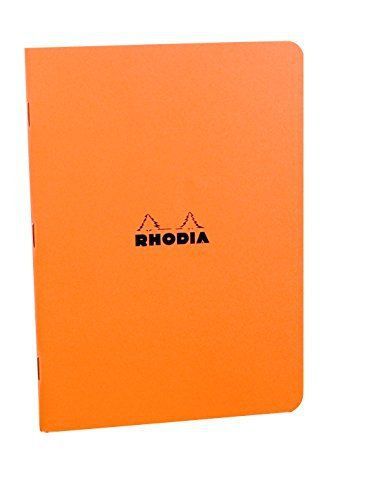 Rhodia Staplebound Notebook 8.25X11.75 Orange