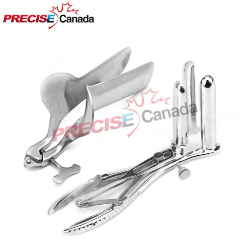 COLLIN VAGINAL SPECULUM LARGE &amp; 3 PRONG MATHIEU ANAL SPECULUM