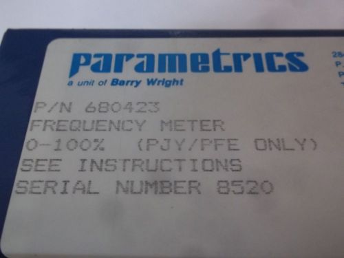 PARAMETRICS 680423 FREQUENCY METER *NEW OUT OF BOX*