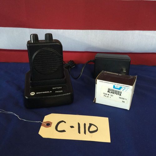 Motorola Minitor V (5) VHF Low Band Pager 2 Ch NSV 33 - 36.995 MHz w/NIB Battery