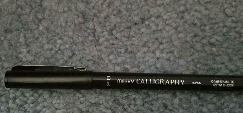 Marvy calligraphy pen