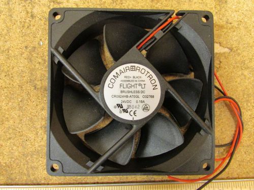 Comair Rotron Flight LT Brushless DC CR0924HB-A70GL O32768  24VDC 0.15A Fan