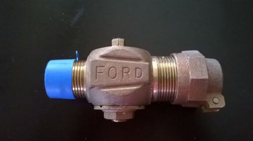 1&#034; Ford Brass Curb Valve Stop