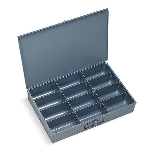 Durham 113-95-d568 compartment box, 12 in d, 18 in w, 3 in h new, free ship $11e for sale