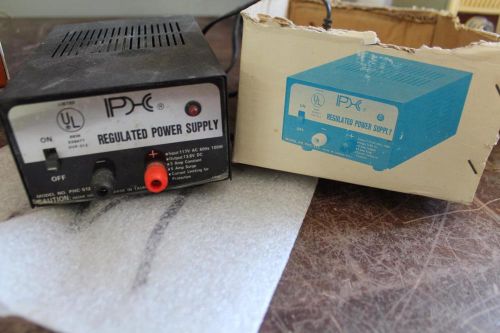 VINTAGE PHC MODEL 512 REGULATED POWER SUPPLY IN ORIGINAL BOX WORKS GREAT