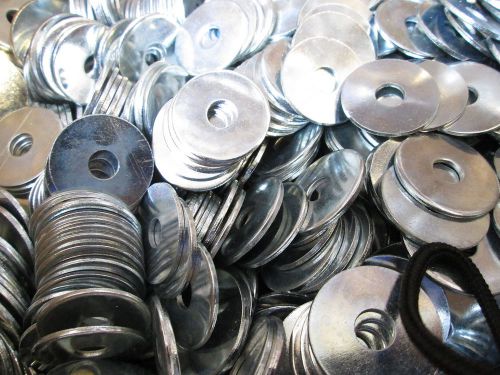 1/4&#034; x 1&#034; fender washers zinc plated 100pcs. for sale