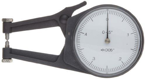 Mitutoyo 209-450 caliper gauge, pointed jaw, white face, 0-0.4&#034; range, for sale