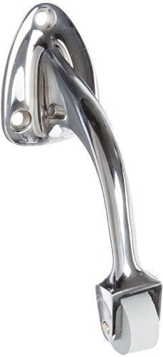 Rockwood 455.26 brass curved roller stop, #8 x 3/4&#034; oh sms fastener, 1-5/8&#034; base for sale