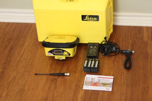 Leica iCon 60 GPS GNSS Glonass Base Or Rover RTK Construction Survey Receiver