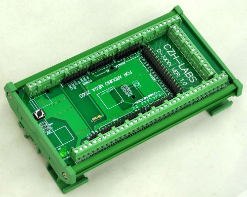 Din rail mount screw terminal block adapter module, for arduino mega-2560 for sale
