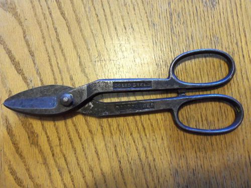 Vintage Wiss A-11 Drop Forged Solid Steel Tin Snips Sheet Metal Shears