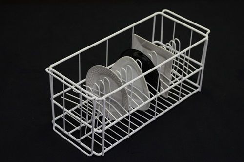 10 Strawberry Street SLD20 20-Compt. Salad Plate Rack 22.5&#034; x 9.5&#034; x 9.5&#034; -...