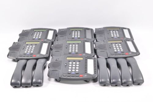 Lot of 7 3Com 3102 Gray Office Phone w/ Handset 3C10402A/3C10402B