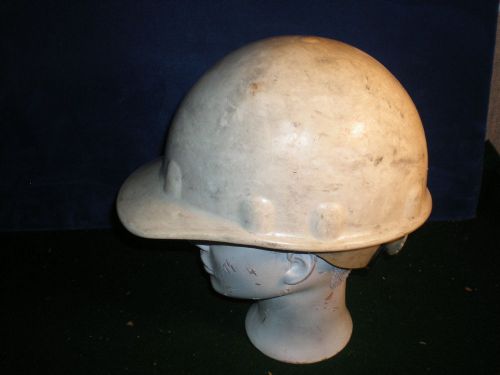 Vintage fibre metal superlectric plastic hard hat construction mining 6 3/4-8 for sale
