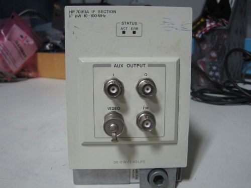 HP AGILENT 70911A IF SECTION 10-100MHZ OPT 001/004/005