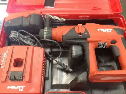 HILTI TE 2-A HAMMER DRILL 24 Volt Cordless With Battery and  Charger &#034;EXCELLENT&#034;