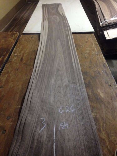 Wood Walnut Veneer  104x10,11,12,   total  3  pcs RAW VENEER N626..