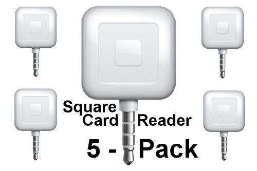 5 Pack - Square Card Readers - Accept Payments Everywhere