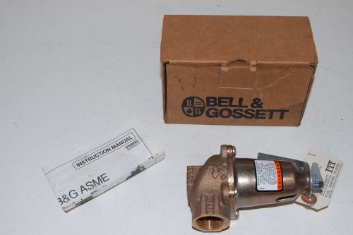 Asme relief valve 790-30 bell and gossett 3/4 inch part 110121 for sale