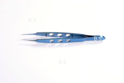 Titanium Castroviejo Bone Suture Forceps Straight 0.12mm 1 X 2 Teeth Ophthalmic2