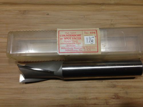 M.R.&amp;T. CO. 1-1/8&#034; COUNTERBORE STRAIGHT SH INTERCHANGEABLE PILOTS 6-1/2&#034;OAL NEW