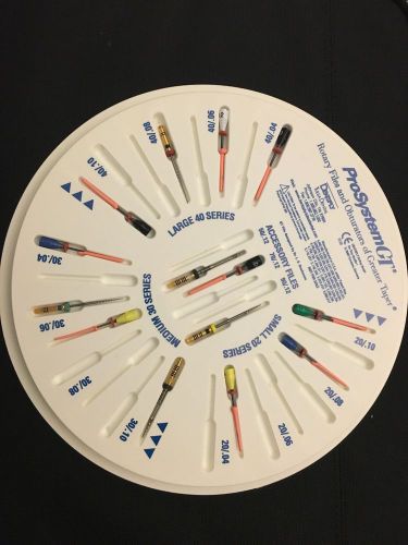 51 Profile GT Nickel Titanium Rotary Files Dentsply Tulsa Dental W/ Extras.