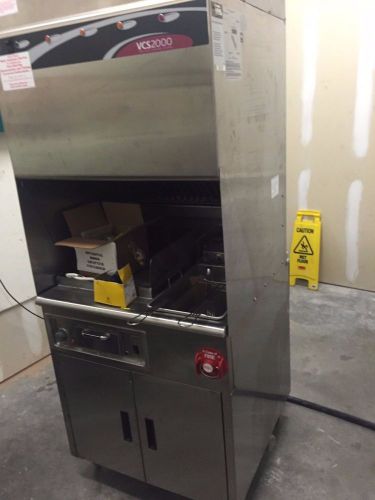 Wells vcs 2000 - ventless cooking systems cabinet base combination fryer &amp; gridd for sale