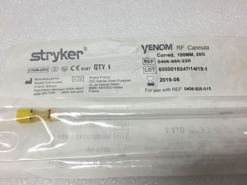Stryker # 0406-660-225.  Stryker RF cannula 150mm, 20G ( 2019-08 )