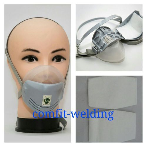 High quality anti-dust respirator welder welding safety paint spray  mask +2fil for sale