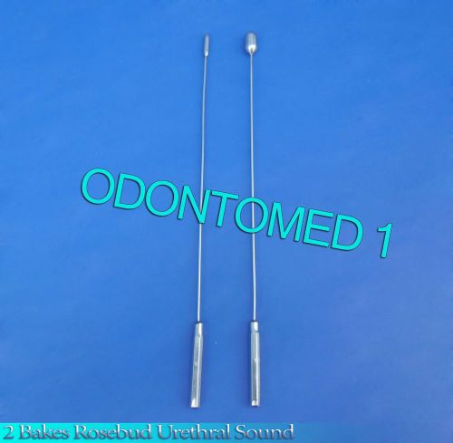 2 Pcs Bakes Rosebud Urethral Sounds 5mm+11mm
