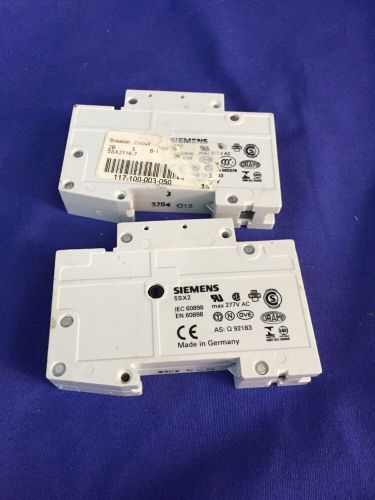 Siemens 5SX21 C16 1 pole 16A Breaker NOS 3 FOR $50.00 TESTED