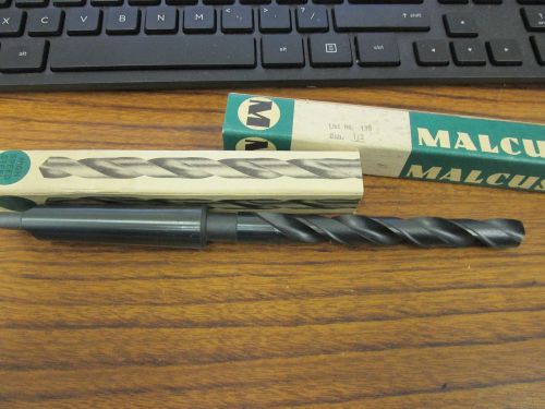 MALCUS  SKF 1/2&#034; HSS No 2Taper Shank Drill