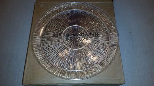 Tablecraft 1816C Crystalware Trays / 16&#034; Round / 12 per Box / Free Shipping!!!