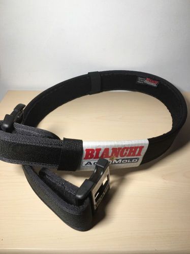 Bianchi 7200 AccuMold Training Duty Belt Medium Black 17381
