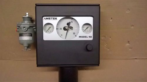 Ametek model 40 pressure controler model 21tj5120-5275acadbl for sale