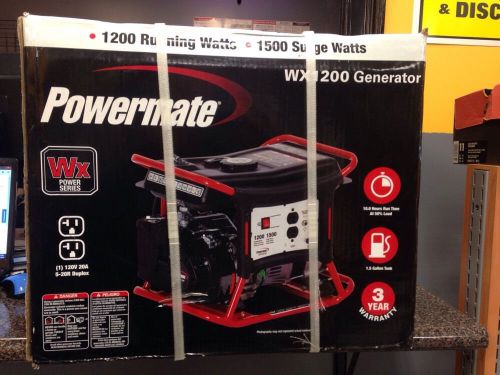 NEW Powermate Wx Series 1200 Watt Portable Generator PM0141201