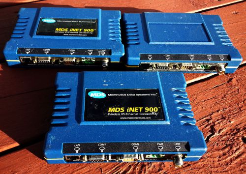 Lot of 3 MDS iNet 900 HL Spread Spectrum XCVR Acess Point Remote Dual Gateway
