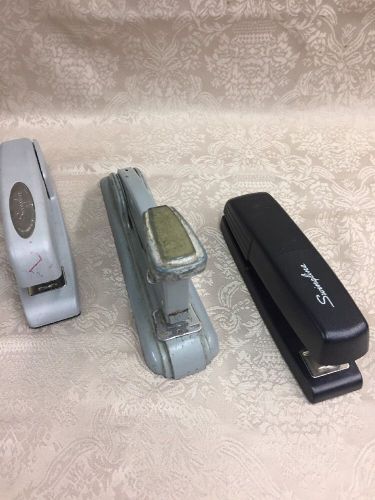 Lot Of Three Staplers-Swingline-used Condition Working.
