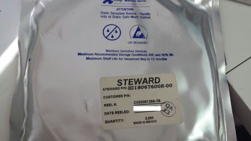2,000 X STEWARD / LAIRD HI1806T600R-00 1 FUNCTIONS, 75 V, 6 A, FERRITE CHIP