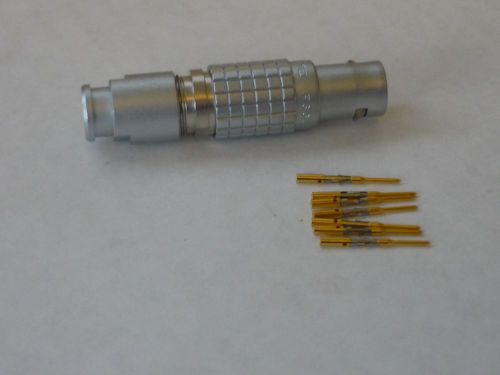 New lemo fga.1b.307.clcd.52z  1b  a keyway 7 pin crimped connector w/ contacts for sale