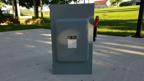 Heavy duty safety switch 200A 600vac square D