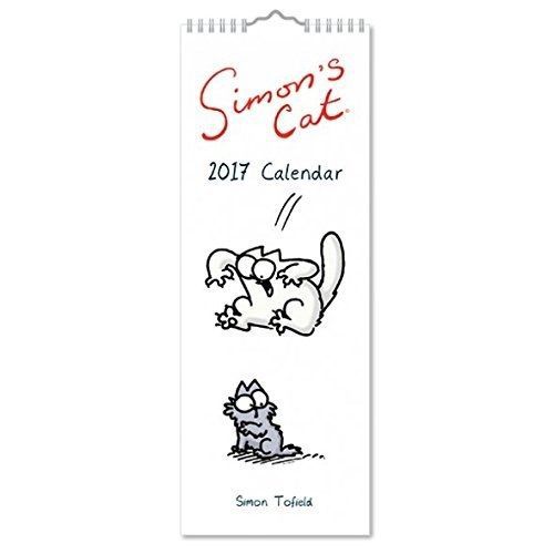 2017 SLIM WALL CALENDAR - SIMON&#039;S CAT 41 by 14.5 cms