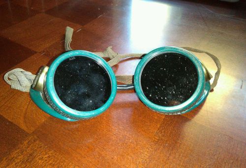 Oxweld welding goggles green