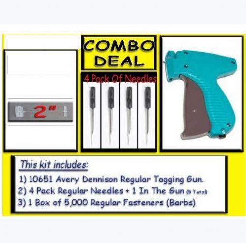 Avery Dennison Mark III Tagging Gun, 5000 2&#034; Barb +4 replacement needls