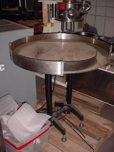 stainless steel 36&#034; turntable for packaging tested dc varispeed 110v input