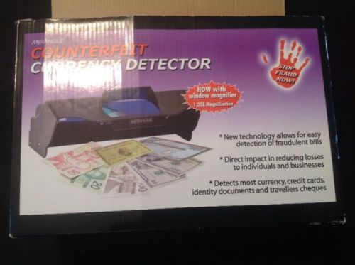 Merangue Counterfeit Currency/Money Detector - Black Light - Like New!