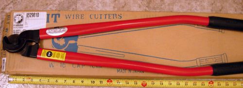 CABLE CUTTER, 28&#034; HIT W-16 Heavy Duty Shear Cut Wire Rope ACSR &amp; Soft Steel Rod